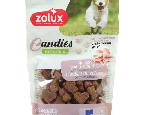 CANDIES MINI CUORI PROSCIUTTO 150 GR <br/> Snack e Premi per Cani