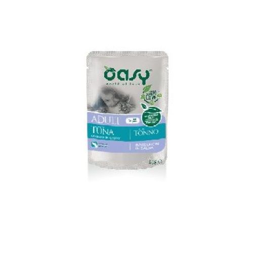OASY WET CAT BOCCONCINI- ADULT TUNA 85gr <br/> Cibo Umido per Gatti