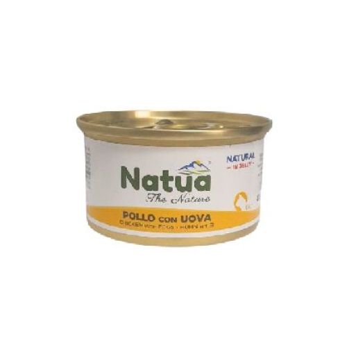 NATUA JELLY CAT POLLO CON UOVA 85 GR <br/> Cibo Umido per Gatti