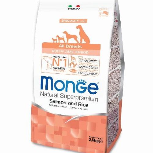 Monge All Breed Puppy Salmone 4 Kg <br/> Cibo Secco per Cani