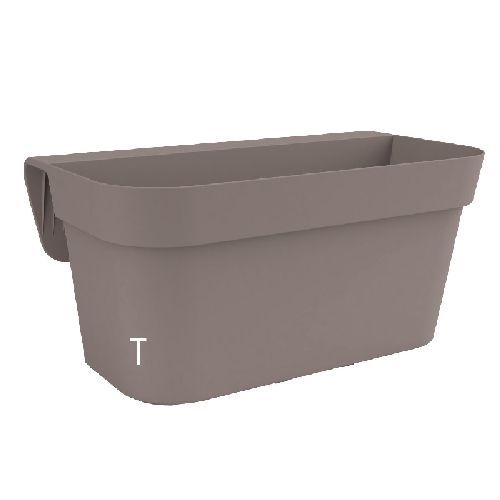 Arkè Balcony 40cm tortora <br/> Vasi e Accessori in Plastica