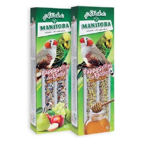 Stick Pappagallini+ Esotici Mix Frutta <br/> Snack  Integratori Uccelli