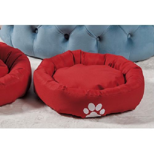 57326 CUSCINO ROSSO TONDO D50XH10 <br/> Cuccia Morbida e Brandina