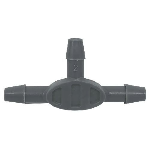 9682 RACCORDO 3 VIE X TUBO CAP. 1/4 4-6MM <br/> Irrigazione Giardino e Accessori Giardinaggio