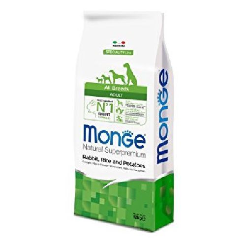 MONGE ALL BREEDS ADULT CONIGLIO 12 KG <br/> Cibo Secco per Cani