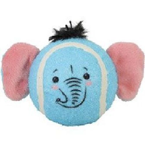 PALLA TENNIS ELEFANTE M 6,4 CM <br/> Giochi per Cani