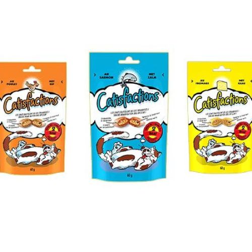 Catisfaction Snack Gatto 60 Gr Manzo e formaggio <br/> Snack e Premi per Gatti