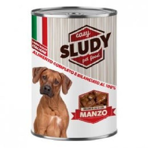 Sludy Dog Bocconi Manzo 400 gr <br/> Cibo Umido per Cani