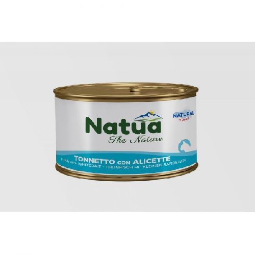 NATUA JELLY CAT TONNETTO CON ALICETTE 85 GR <br/> Cibo Umido per Gatti