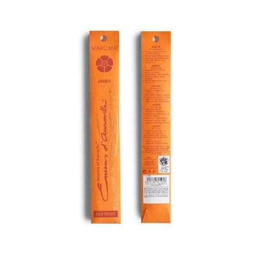 Maroma Incenso Ambra 10 bastoncini <br/> Candele e Profumi per Ambiente, Saponi