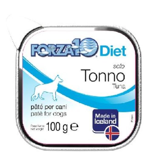 FORZA10 PATE CANE SOLO DIET TONNO 100 GR VASCHETTA <br/> Cibo Umido per Cani