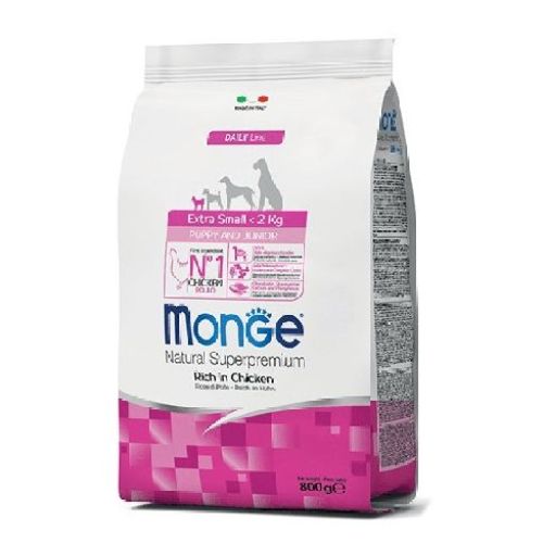Monge Extra Small Puppy 800 Gr <br/> Cibo Secco per Cani