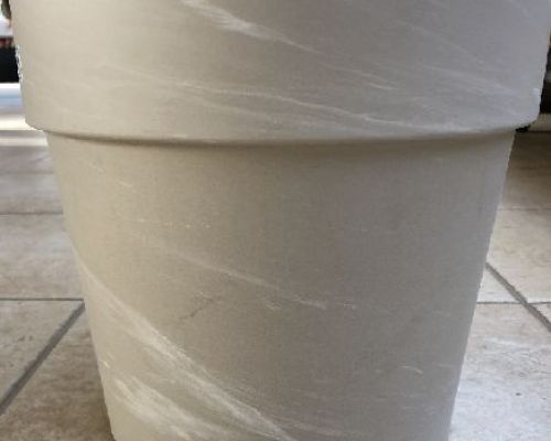 Calima Granit Cm 21 h 20 <br/> Vasi e Accessori in Terracotta