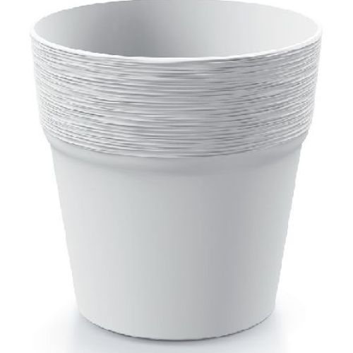 Vaso Furu cm 12 h 12 Bianco <br/> Vasi e Accessori in Plastica