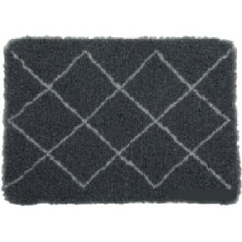 Tappeto GRIGIO ROMBI 75x95cm isolante antiscivolo <br/> Cuccia Morbida e Brandina