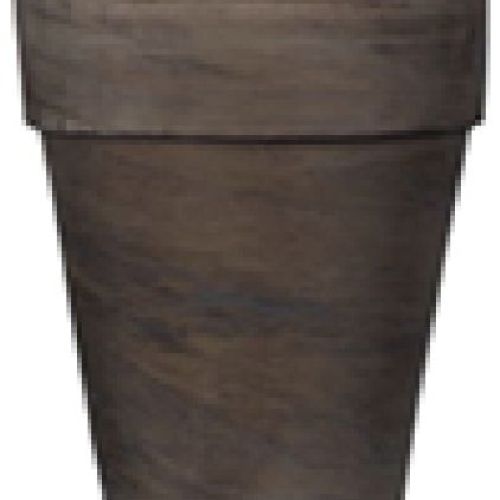 Flowerpot XL basalt cm 31 <br/> Vasi e Accessori in Terracotta
