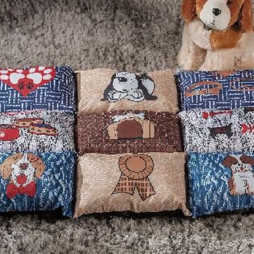 54127 tappetino animali ass3col cm53x80 <br/> Cuccia Morbida e Brandina