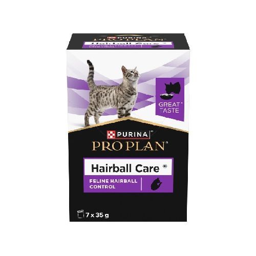 Pro Plan Hairball Care 7x35 gr Bustine <br/> Cibo Umido per Gatti