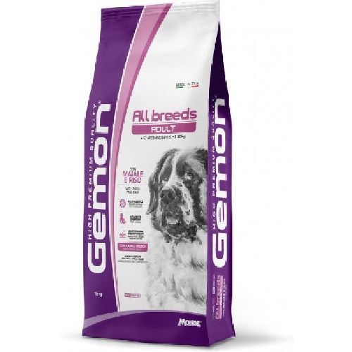 GEMON ALL BREEDS ADULT MAIALE RISO 15KG <br/> Cibo Secco per Cani