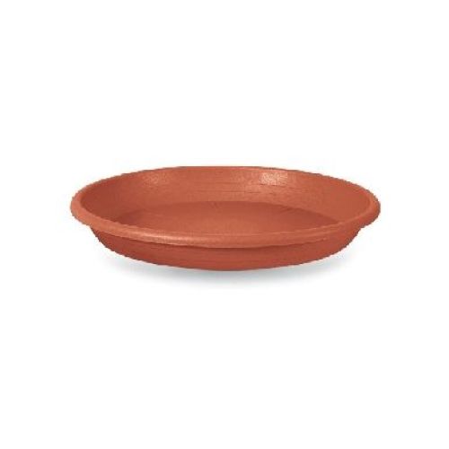SOTTOVASO CILINDRO CM 25 TERRACOTTA <br/> Vasi e Accessori in Plastica