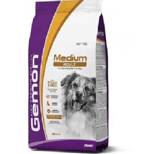 GEMON MEDIUM ADULT POLLO 15KG <br/> Cibo Secco per Cani