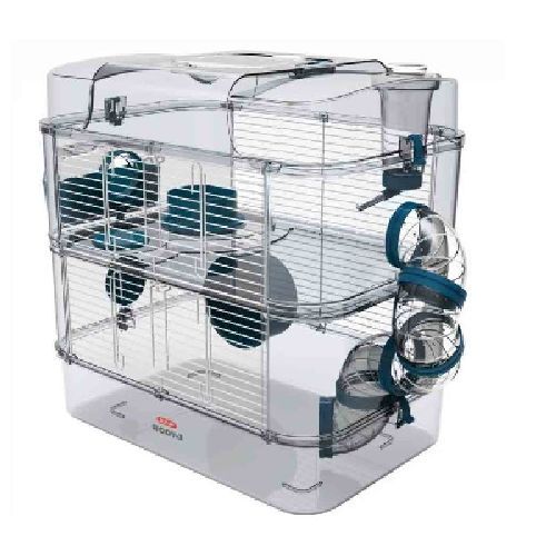 GABBIA RODY3 DUO BLU <br/> Gabbie e Accessori Roditori