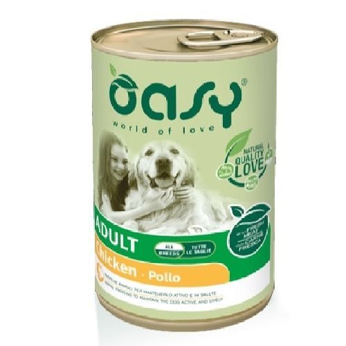 OASY WET DOG LIFESTAGE ADULT POLLO GR400 <br/> Cibo Umido per Cani