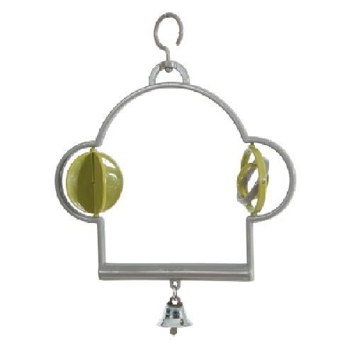 Altalena con giochi incorporati e campanella <br/> Gabbie Uccelli e Accessori