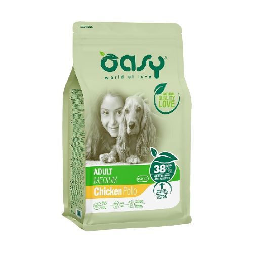 OASY DRY DOG ADULT M/L POLLO 10 KG <br/> Cibo Secco per Cani