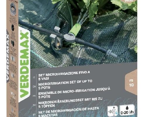 9652 SET MICROIRRIGAZIONE 5 VASI <br/> Irrigazione Giardino e Accessori Giardinaggio