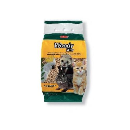 WOODY LITTER FIBRA DI ABETE 10 LITRI <br/> Cibo e Lettiere Roditori