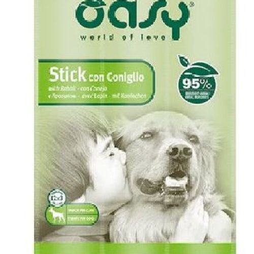 OASY DOG STICK CONIGLIO 3 PZ <br/> Snack e Premi per Cani