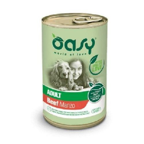 OASY WET DOG LIFESTAGE ADULT MANZO GR400 <br/> Cibo Umido per Cani