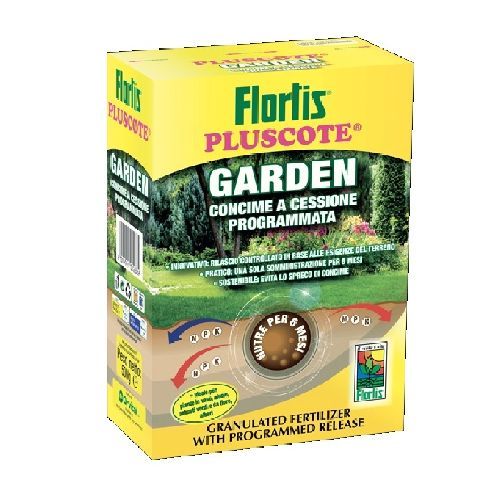 FLORTIS PLUSCOTE GARDEN 500 G <br/> Concime per Piante da Esterno