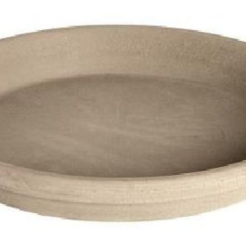 SOTTOVASO TERRA VULCANO CM 17 <br/> Vasi e Accessori in Terracotta