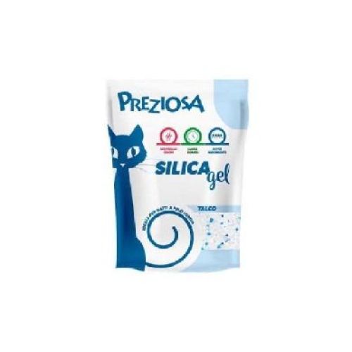 Lettiera Preziosa Silica Gel Talco 2,25 kg <br/> Lettiera, Sabbia e Toilette Gatto