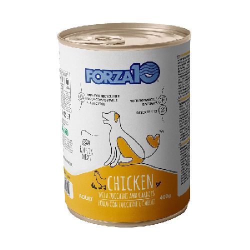 FORZA10 CANE MANTENIMENTO POLLO E ZUCCHINE 400 GR LATTINA <br/> Cibo Umido per Cani