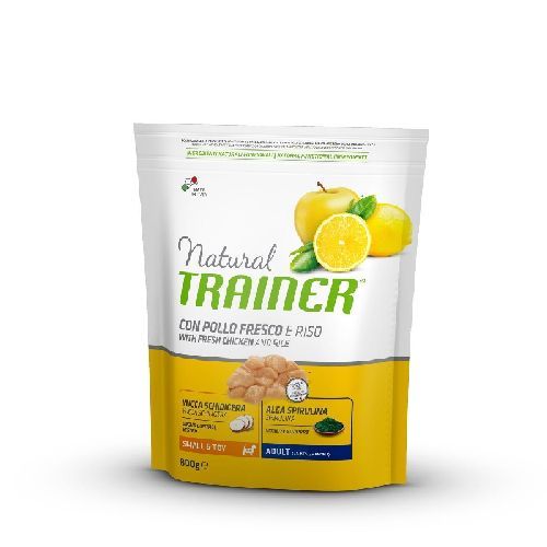 Natural Trainer Small&Toy Pollo e Riso 800 gr <br/> Cibo Secco per Cani