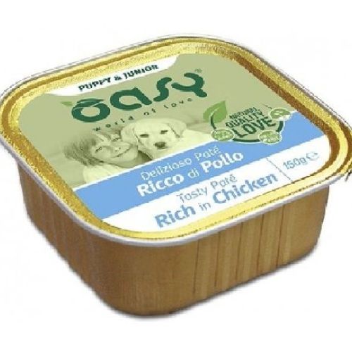 OASY WET DOG DELIZIOSO PATE PUPPY POLLO VASCHETTA GR 150 <br/> Cibo Umido per Cani