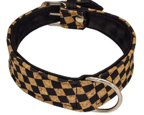 Cork Collare Scacchi tg. XS Collo: 35-40cm <br/> Guinzagli, Collari e Pettorine