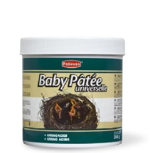 BABY PATEE UNIVERSELLE 250GR PER UCCELLI GRANIVORI <br/> Mangime e Mangiatoie Uccelli Selvatici