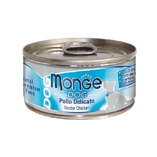 MONGE DOG POLLO DELICATO 95 GR <br/> Cibo Umido per Cani