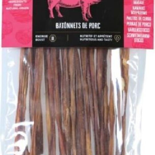 BASTONCINI DI MAIALE 100 GR <br/> Snack e Premi per Cani