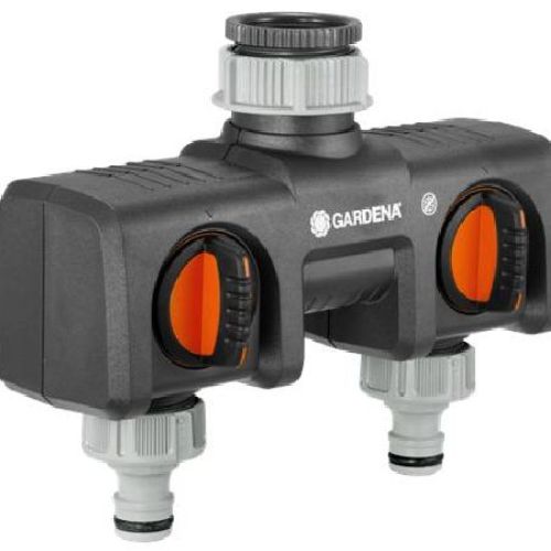 Distributore a 2 vie <br/> Irrigazione Giardino e Accessori Giardinaggio