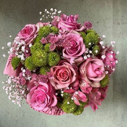 BOUQUET ROSA <br/> Bouquet di Fiori e Richiesta Consegna a Domicilio