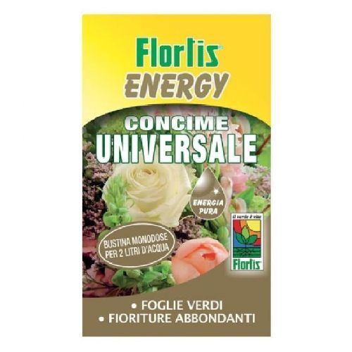 FLORTIS ENERGY UNIVERSALE BUSTINA LIQUIDO 10 G <br/> Concime per Piante da Esterno