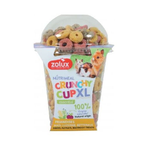 Crunchy cup XL anelli 170GR <br/> Cibo e Lettiere Roditori