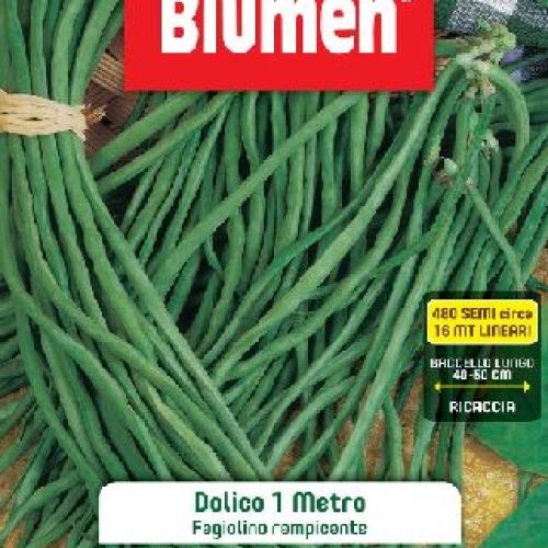 BLUMEN LEGUMI MAXI BUSTA FAGIOLINI RAMP. DOLICO 1 METRO <br/> Semi da Orto
