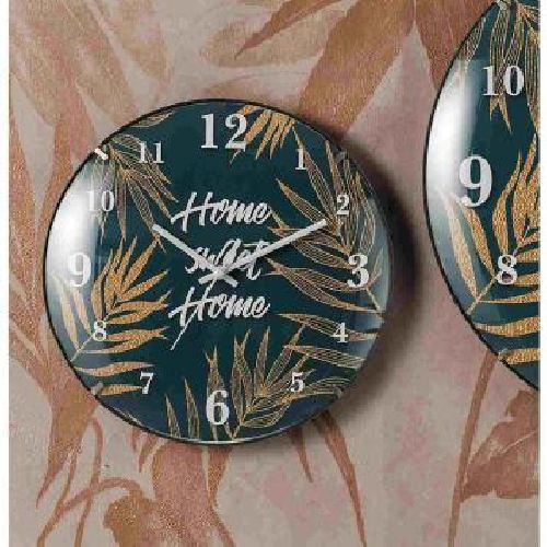 51987 Orologio in plastica e vetro diam. 20 cm <br/> Mobili e Complementi d'arredo