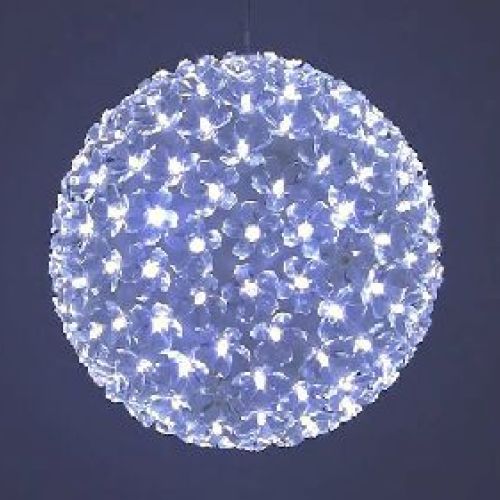 Sfera luminosa 3D 200 Flashled bianco freddo diam. 24 cm <br/> Luci di Natale